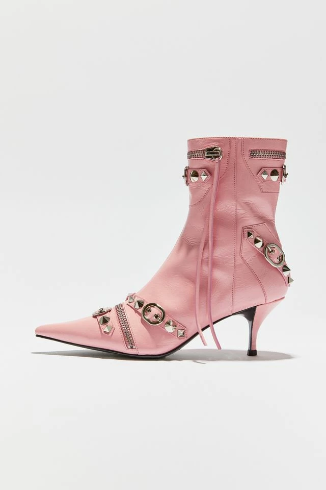 Discount ❤️ Women's Jeffrey Campbell Alt-Rock Ankle Boot Pink + Silver 🎉 6 Discount ❤️ Women's Jeffrey Campbell Alt-Rock Ankle Boot Pink + Silver 🎉 - Image 4