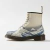 Outlet 🤩 Women's Dr. Martens The Met Great Wave Leather Boot Beige Multi ✔️ -Dr. Martens Sales unnamed file 592