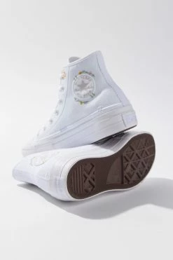 Outlet 🎉 Women's Converse Chuck Taylor All Star Autumn Embroidery Lift Platform 👟 Sneaker White + Moonstone Violet + Mouse 🥰 -Dr. Martens Sales unnamed file 64