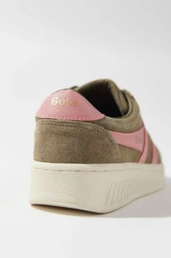 Hot Sale 🛒 Women's Gola Classics Grandslam Suede 👩 Women’s 👟 Sneaker Khaki + Coral Pink ✨ -Dr. Martens Sales unnamed file 67