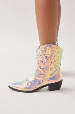 Cheap 👏 Urban Outfitters 👩 Women's UO Fallen Reptile Cowboy Boot Iridescent 😀 -Dr. Martens Sales unnamed file 718