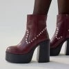 Top 10 🌟 Urban Outfitters 👩 Women's UO Noreen Studded Platform Boot Maroon 🧨 -Dr. Martens Sales unnamed file 747