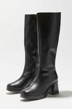 Promo ❤️ Urban Outfitters 👩 Women's UO Lara Zip Tall Boot Black 🌟 -Dr. Martens Sales unnamed file 822