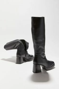 Promo ❤️ Urban Outfitters 👩 Women's UO Lara Zip Tall Boot Black 🌟 -Dr. Martens Sales unnamed file 823