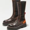 Buy 🔔 Women's E8 By Miista Mae Tall Leather Boot Brown + Orange 😀 -Dr. Martens Sales unnamed file 824