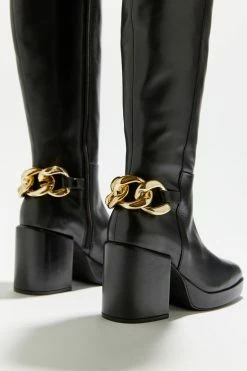 Hot Sale ✔️ Women's Seychelles No Love Lost Chain Tall Boot Black 🛒 -Dr. Martens Sales unnamed file 868