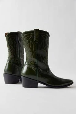 Best deal 🥰 Urban Outfitters 👩 Women's UO Leena Cowboy Boot Dark Green 🤩 -Dr. Martens Sales unnamed file 904