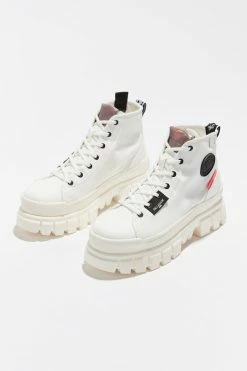 Budget 🌟 Women's Palladium Revolt Hi TX Boot White ⭐