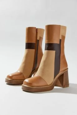 Deals 🥰 Women's Steve Madden Fantsie Patchwork Platform Boot Brown Multi 🥰 -Dr. Martens Sales unnamed file 964