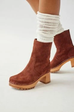 Best reviews of 🥰 Women's Swedish Hasbeens Suede Teddy Boot Brass ⌛